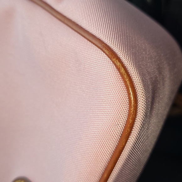 Dooney & Bourke Pink Nylon & Leather Patch Pocket Crossbody Bag - Picture 8 of 16